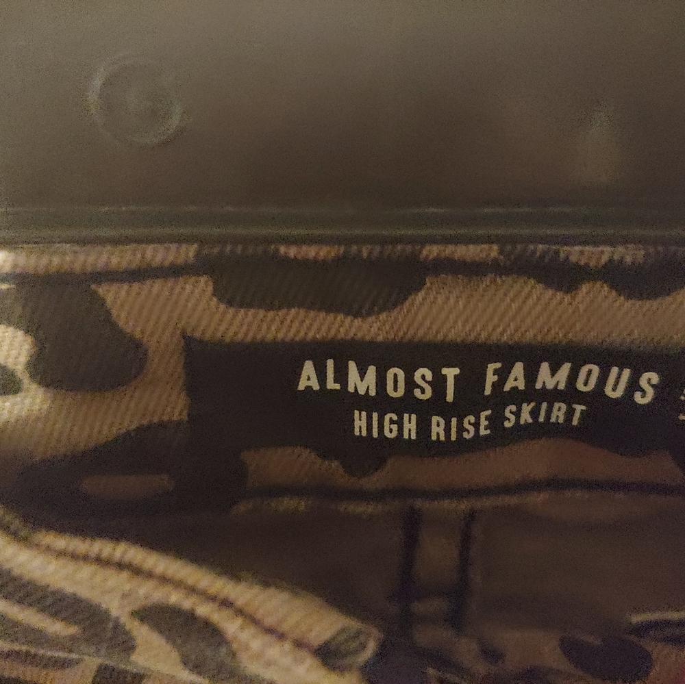 High rise leopard print skirt - Picture 3 of 4